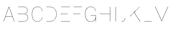 HEXFranklinv04 Hairline Instance Font UPPERCASE