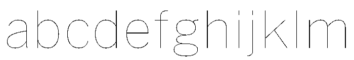 HEXFranklinv04 Hairline Instance FONT