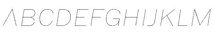 HEXFranklinv04 HairlineItalic Instance Ef7a5c34 Font UPPERCASE