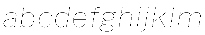 HEXFranklinv04 HairlineItalic Instance Ef7a5c34 FONT