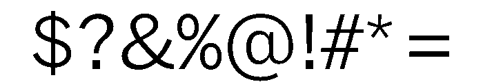 HEXFranklinv04 Light Instance Font OTHER CHARS
