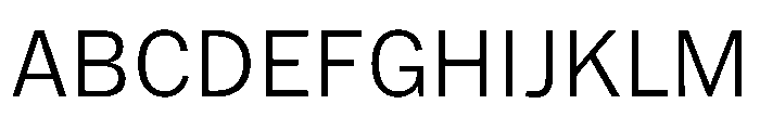 HEXFranklinv04 Light Instance Font UPPERCASE