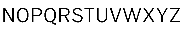 HEXFranklinv04 Light Instance Font UPPERCASE