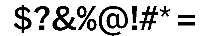 HEXFranklinv04 Medium Instance Font OTHER CHARS