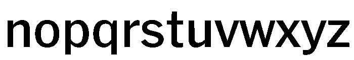 HEXFranklinv04 Medium Instance Font LOWERCASE
