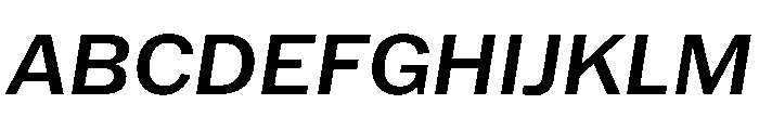 HEXFranklinv04 MediumItalic Instance 3c070ddb Font UPPERCASE