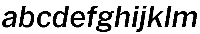 HEXFranklinv04 MediumItalic Instance FONT
