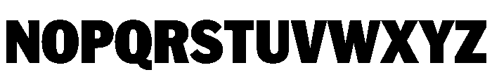 HEXFranklinv04 NarrowBlack Instance Font UPPERCASE