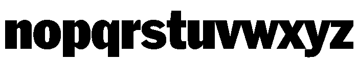 HEXFranklinv04 NarrowBlack Instance Font LOWERCASE