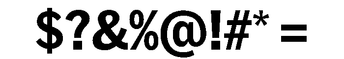 HEXFranklinv04 NarrowBold Instance Font OTHER CHARS