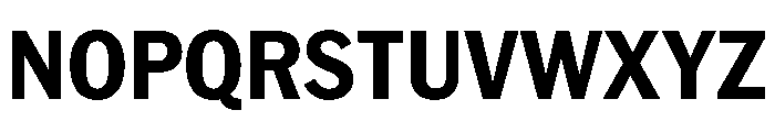 HEXFranklinv04 NarrowBold Instance Font UPPERCASE