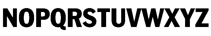 HEXFranklinv04 NarrowExtrabold Instance Font UPPERCASE