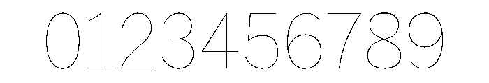 HEXFranklinv04 NarrowHairline Instance Font OTHER CHARS
