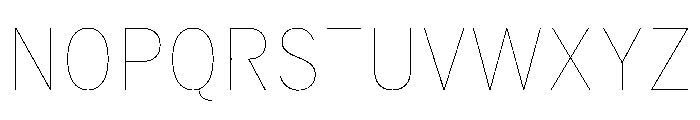 HEXFranklinv04 NarrowHairline Instance Font UPPERCASE