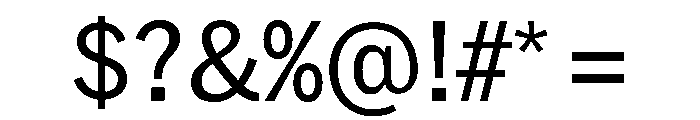 HEXFranklinv04 NarrowRegular Instance Font OTHER CHARS