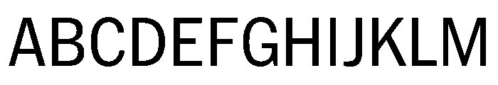 HEXFranklinv04 NarrowRegular Instance Font UPPERCASE