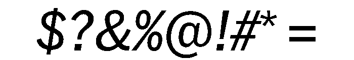 HEXFranklinv04 NarrowRegularItalic Instance Font OTHER CHARS
