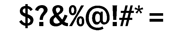 HEXFranklinv04 NarrowSemibold Instance Font OTHER CHARS