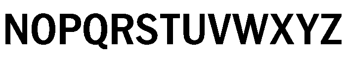 HEXFranklinv04 NarrowSemibold Instance Font UPPERCASE