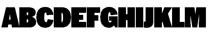 HEXFranklinv04 NarrowUltra Instance Font UPPERCASE