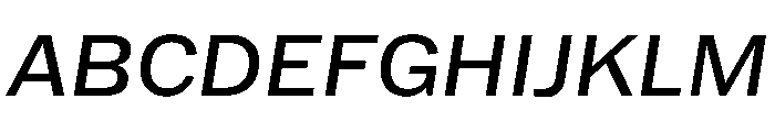 HEXFranklinv04 RegularItalic Instance 42ddef5e Font UPPERCASE