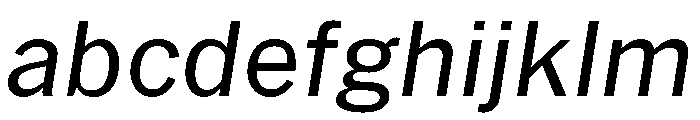 HEXFranklinv04 RegularItalic Instance FONT