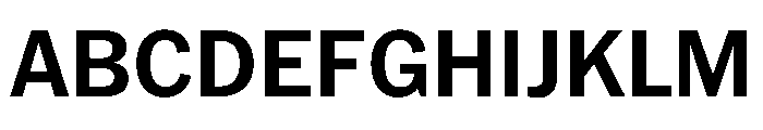 HEXFranklinv04 Semibold Instance Font UPPERCASE