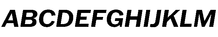HEXFranklinv04 SemiboldItalic Instance 62bab488 Font UPPERCASE