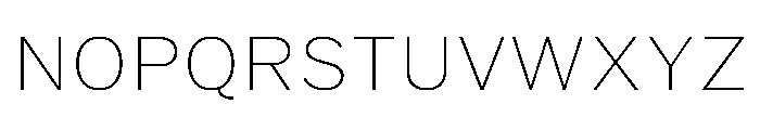 HEXFranklinv04 Thin Instance 6b551654 Font UPPERCASE