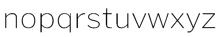 HEXFranklinv04 Thin Instance 6b551654 Font LOWERCASE