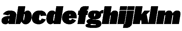 HEXFranklinv04 UltraItalic Instance FONT