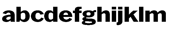 HEXFranklinv04 WideBold Instance FONT