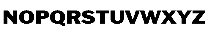 HEXFranklinv04 WideExtrabold Instance Font UPPERCASE