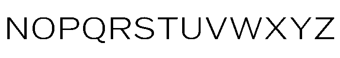 HEXFranklinv04 WideExtralight Instance Font UPPERCASE