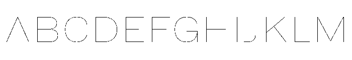 HEXFranklinv04 WideHairline Instance Font UPPERCASE