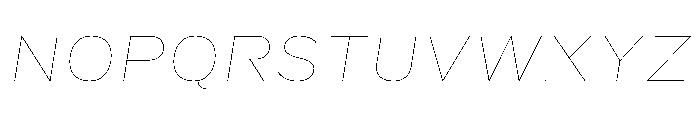 HEXFranklinv04 WideHairlineItalic Instance Font UPPERCASE