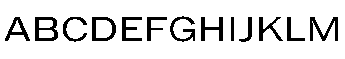 HEXFranklinv04 WideLight Instance Font UPPERCASE