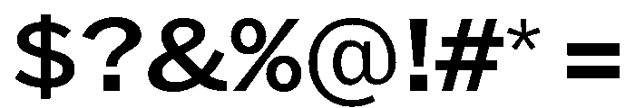 HEXFranklinv04 WideRegular Instance Font OTHER CHARS