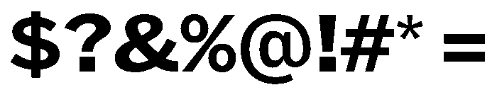 HEXFranklinv04 WideSemibold Instance Font OTHER CHARS