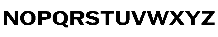 HEXFranklinv04 WideSemibold Instance Font UPPERCASE