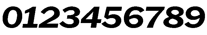 HEXFranklinv04 WideSemiboldItalic Instance Font OTHER CHARS