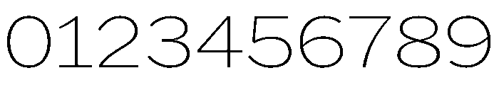 HEXFranklinv04 WideThin Instance Font OTHER CHARS