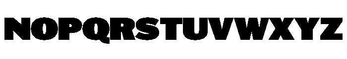 HEXFranklinv04 WideUltra Instance Font UPPERCASE