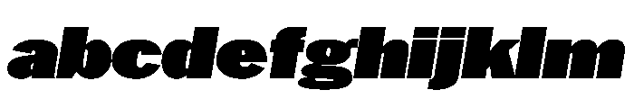 HEXFranklinv04 WideUltraItalic Instance FONT