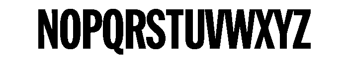 HEXFranklinv04 XCondensedExtrabold Instance Font UPPERCASE
