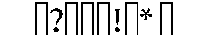HEXJubileev0.2 Regular Font OTHER CHARS