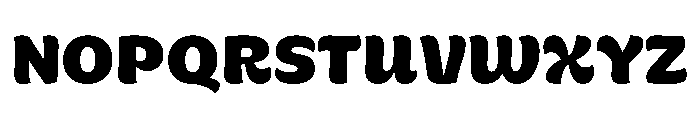 HeganteDisplay Bold Instance Font UPPERCASE