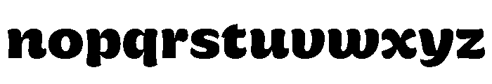HeganteDisplay Bold Instance Font LOWERCASE