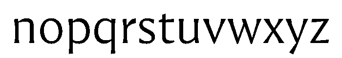Heliotrope3Regular Font LOWERCASE