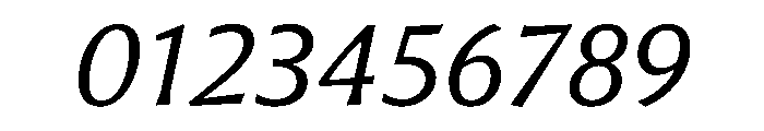 Heliotrope4Italic Font OTHER CHARS
